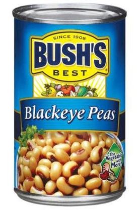 Picture of Bush Blackeye Peas With Snaps 15.08 Oz