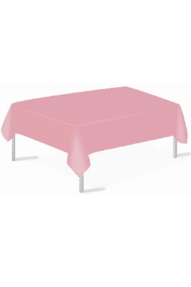 Picture of Unique Pink Plastic Table Cover 1 Pc
