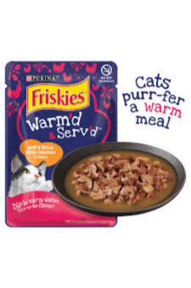 Picture of Purina Warmd & Serv/'D Grill/'D Bites With Chicken In Gravy 3.50 Oz