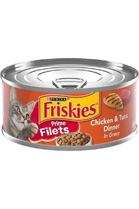 Picture of Purina Friskies Treasures Prime Filets With Chicken Tuna 5.50 Oz