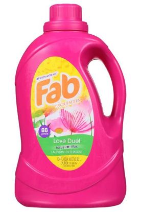 Picture of Fab Love Duet Laundry Detergent 134 Oz