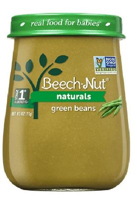 Picture of Beech Nut Naturals Stg 1 Green Beans 4 Oz