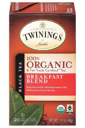Picture of Twinings Organic Breakfast Blend Black Tea 20 Bags