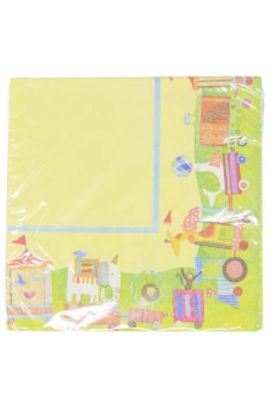 Picture of Unique Circus Beverage Napkin 2 Ply 16 Pc