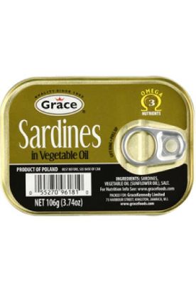 Picture of Grace Sardines In Vegetable Oil 3.7 Oz