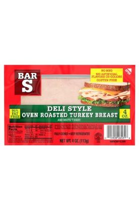 Picture of Bar-S Deli Style Oven Roasted Turkey Breast 4 Oz