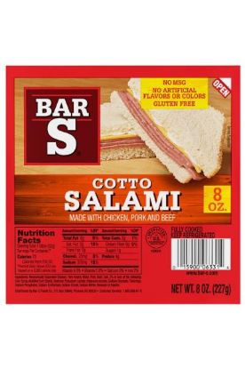 Picture of Bar-S Cotto Salami 8 Oz