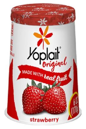 Picture of Yoplait Strawberry Flavored Yogurt 6 Oz