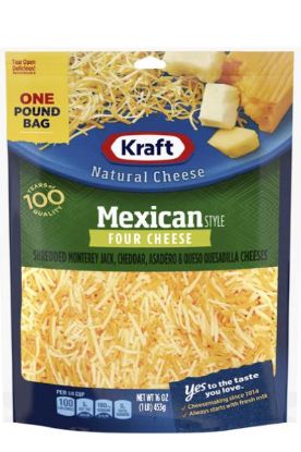 Picture of Kraft Mexican Style Four Cheese 8 Oz