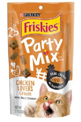 Picture of Purina Friskies Party Mix Cat Treat Chicken Lovers Crunch 6 Oz