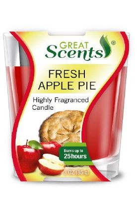 Picture of Great Scents Fresh Apple Cinnamon Candle 3 Oz