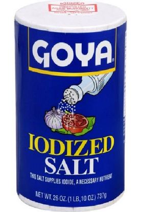 Picture of Goya Iodized Salt 26 Oz