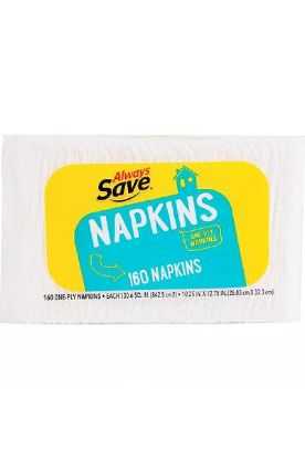 Picture of Always Save Napkins 1 Ply 160 Ct