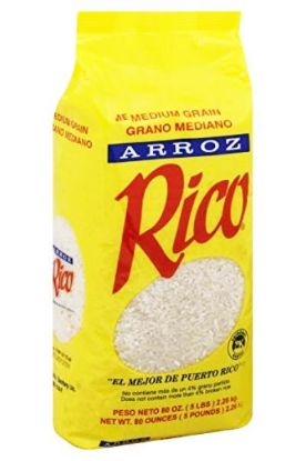 Picture of Arroz Rico Medium Grain Rice 3 Lbs