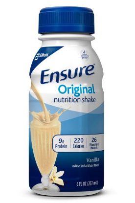 Picture of Ensure Nutrition Drink Vanilla Flavored 8 Oz