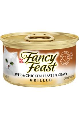 Picture of Fancy Feast Gourmet Cat Food Liver & Chicken Feast In Gravy 3 Oz
