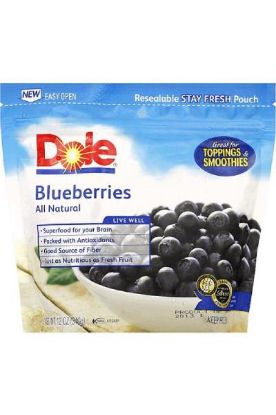 Picture of Dole Blueberries 12 Oz