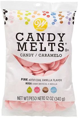 Picture of Wilton Candy Melts Bright Pink 12 Oz