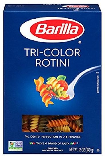 Picture of Barilla Tri-Color Rotini 12 Oz