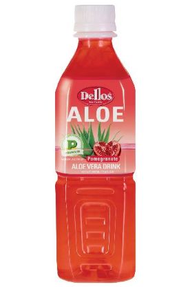 Picture of Dellos Pomegranate Aloe Vera Drink 16.90 Oz