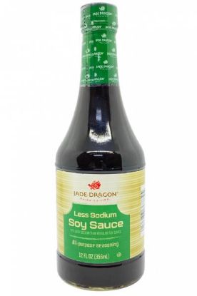 Picture of Jade Dragon Less Sodium Soy Sauce All Purpose Seasoning 12 Oz