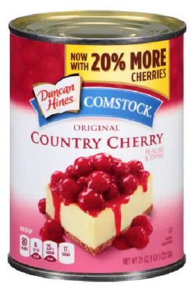 Picture of Duncan Hines Comstock Original Cherry Pie Filling  21 Oz