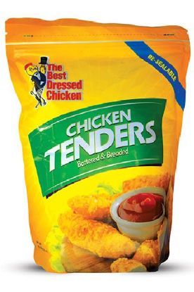Picture of The Best Dressed Chicken Chicken Tenders Battered & Bread 16 Oz
