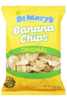 Picture of St Mary/'s Banana Chips Original 142 Grams
