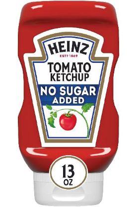 Picture of Heinz Tomato Ketchup No Sugar Added 13 Oz