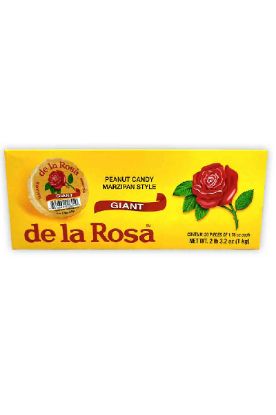 Picture of De La Rosa Giant Mazapan Peanut Candy 1.76 Oz
