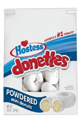 Picture of Hostess Donettes Powdered Mini Donuts 10 Oz