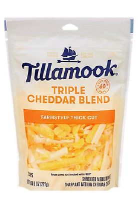 Picture of Tillamook Triple Cheddar Cheese Thick Cut 8 Oz