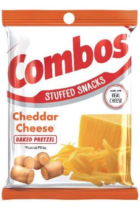 Picture of Combos Stuffed Snacks Cheddar Cheese Baked Pretzel 6.3 Oz