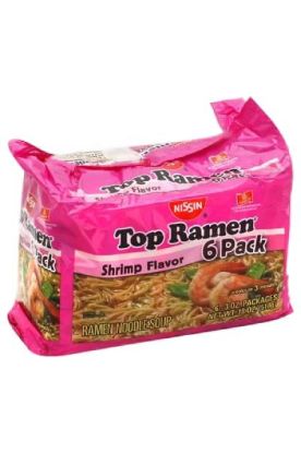 Picture of Nissin Shrimp Flavor Soup 6 Pack 18 Oz