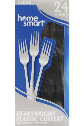 Picture of Home Smart Heavy Weight Plastic Cutlery Assorted 24 Ct