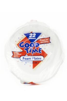 Picture of Good Time 8 7/8inch Foam Plate 22 Ct