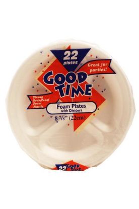 Picture of Good Times 8 7/8inch Dividers Plate 22 Ct