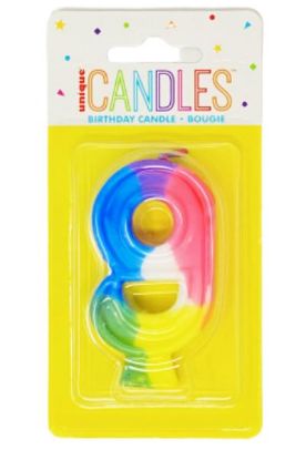 Picture of Unique No.9 Birthday Candle 1 Pc