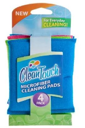 Picture of Clean Touch Microfiber Cleaning Pads 4 Pk