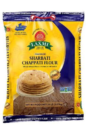 Picture of Laxmi Sharbati Chappati Flour 20 Lb