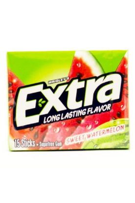 Picture of Wrigley/'s Extra Long Lasting Sweet Watermelon Flavor 15stick 1 Pc