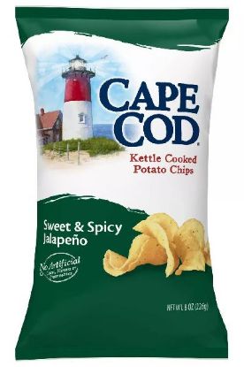 Picture of Cape Cod Kettle Cooked Potato Chips Sweet & Spicy Jalapeno 7.5 Oz