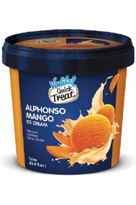 Picture of Vadilal Alphonso Mango Ice Cream 1 Liter