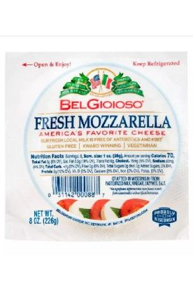 Picture of Belgioioso Fresh Mozzarella Cheese 8 Oz