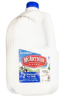 Picture of Mcarthur Reduced 2% Fat Milk 1 Gal