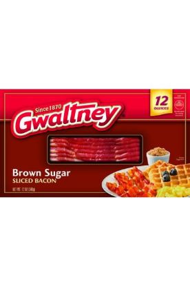 Picture of Gwaltney Brown Sugar Sliced Bacon 12 Oz