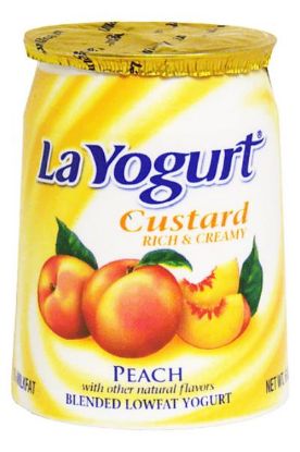 Picture of La Yogurt Rich & Creamy Peach Yogurt 6 Oz