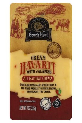 Picture of Cream Havarti With Jalapeno 8 Oz