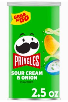 Picture of Pringles Sour Cream & Onion 2.5 Oz