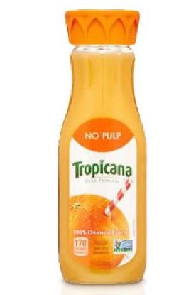 Picture of Tropicana Orange Juice No Pulp 12 Oz